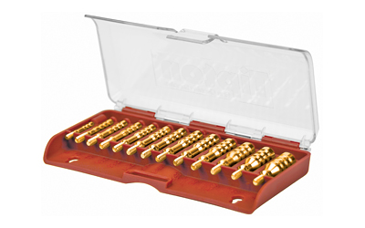Tipton 749245 Jag Set Multi-Caliber 8-32/5-40 Thread Brass 13 Pieces Includes Storage Box