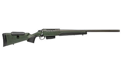 Tikka JRTXRSV324 T3x Super Varmint 6mm Creedmoor 5+1 24" Tungsten Cerakote Threaded Barrel, Drilled & Tapped Receiver, Green Modular w/Interchangeable Pistol Grips Synthetic Stock, Right Hand