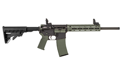 Tippmann Arms A101228 M4 LTE MSR 22 LR 25+1 16" Black Parkerized Threaded Barrel, OD Green Aluminum Receiver w/Picatinny Rail, M-LOK Handguard, Black Adj CAR15 Polymer Stock, OD Green Gen2 Grip, Right