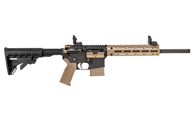 Tippmann Arms A101336 M4-22 LTE 22 LR 10+1 16" Black Parkerized Threaded Barrel, Matte Black Aluminum Receiver w/Picatinny Rail, FDE M-LOK Handguard, Composite Forend, Black Polymer Stock, FDE Gen2 Gr
