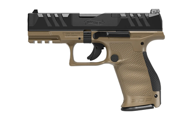 Walther Arms 2858444 PDP Compact Optic Ready 9mm Luger 4" 15+1 Black Steel Slide Performance Duty Textured Polymer Grip