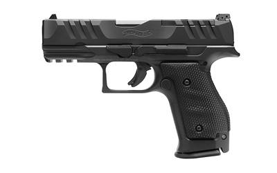 Walther Arms 2872111 PDP Steel Frame 9mm Luger 15+1 4" Black Steel Barrel, Matte Black Tenifer Optic Ready/Serrated Steel Slide, Black Steel Frame w/Picatinny Rail, Textured Wraparound Grip