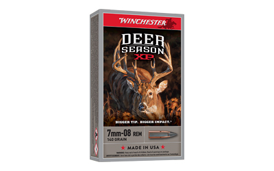 Winchester Deer Season XP Rifle Ammunition 7mm-08 Rem 140 gr. PT 2800 fps 20/ct
