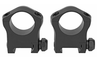 Warne 2-Piece Picatinny Style Mountain Tech Scope Rings 30mm High - Matte