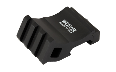 Weaver Mounts 99671 Offset Rail Adapter Black Anodized 0 MOA