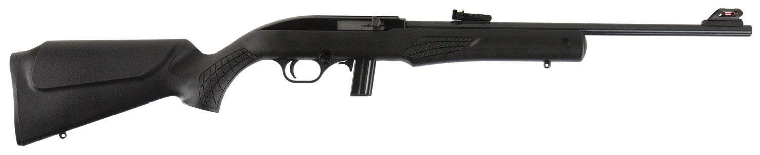 Rossi RS22L1811 RS22 Semi-Auto 22 LR Caliber with 10+1 Capacity, 18" Barrel, Blued Metal Finish & Monte Carlo Black Synthetic Stock Right Hand (Full Size)