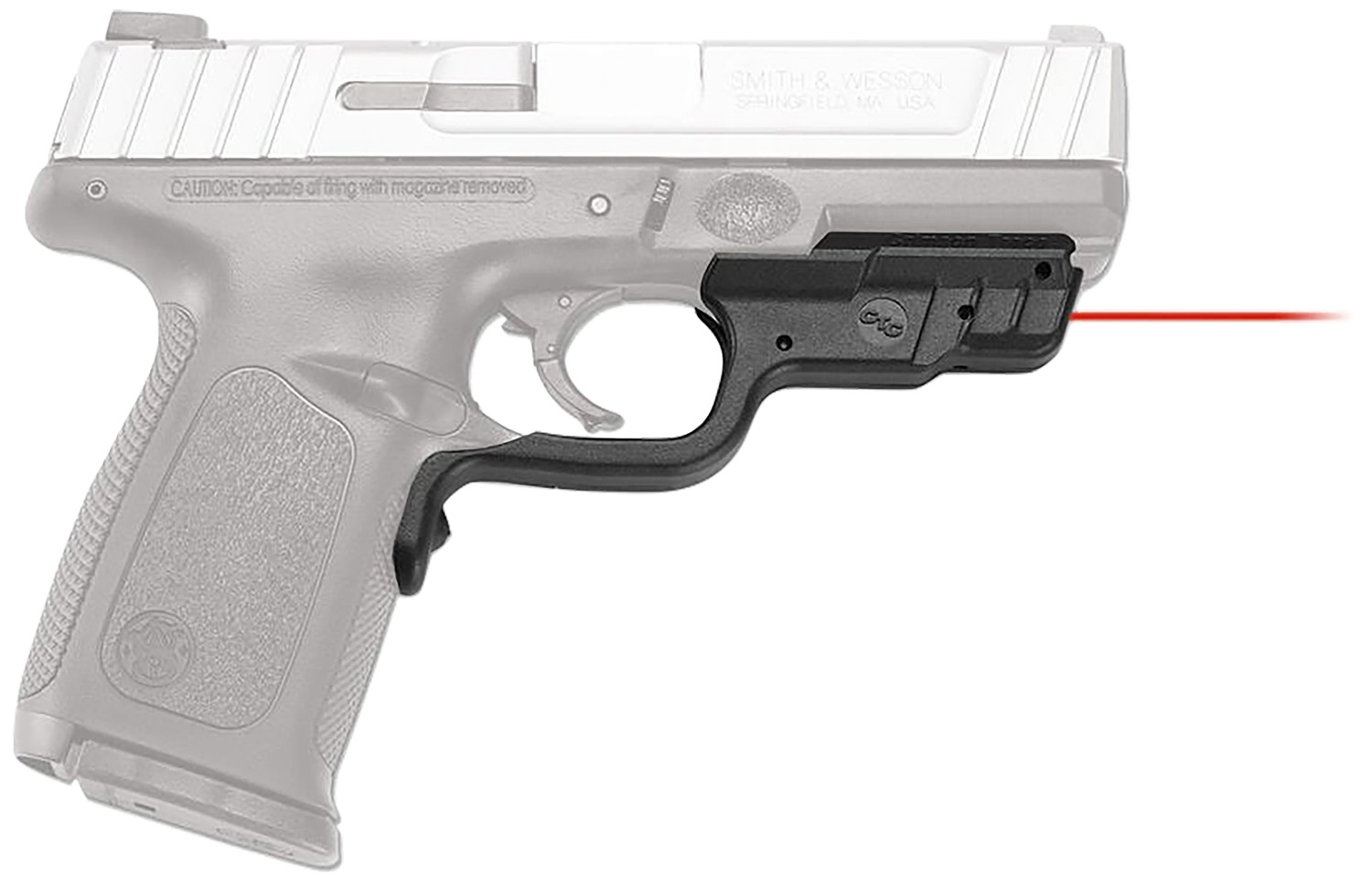 Crimson Trace 0175701 Laserguard Fits S&W SD, Red Laser Black Polymer