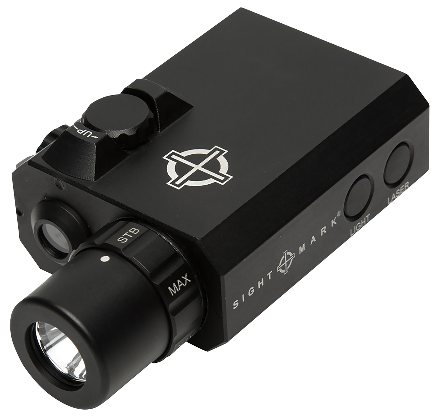 Sightmark SM25012 LoPro Mini Combo Flashlight and Green Laser Sight Matte Black 300 Lumens White LED