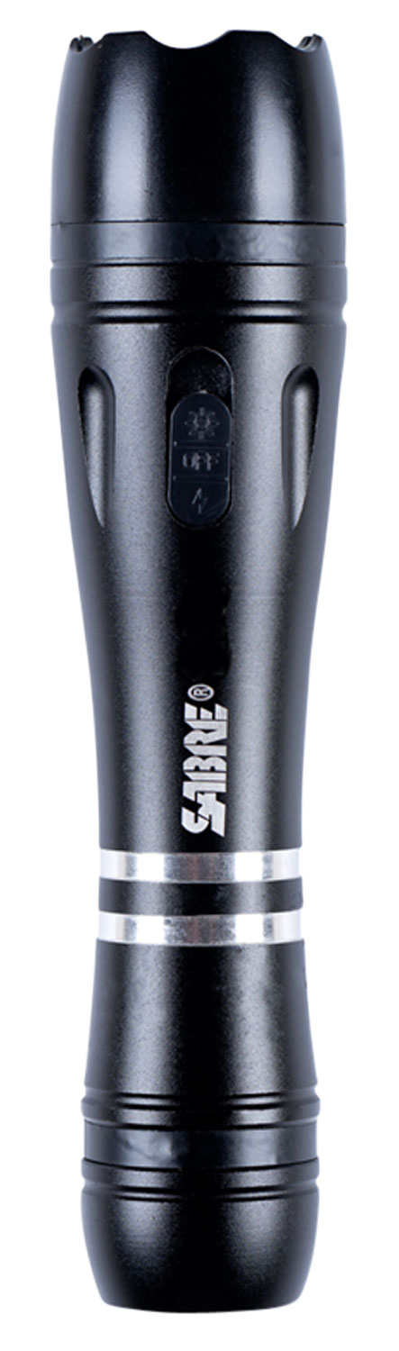 SABRE Maximum Strength Tactical Stun Gun with LED Flashlight (Industry's Highest Pain-Inducing Model) 2.517uC