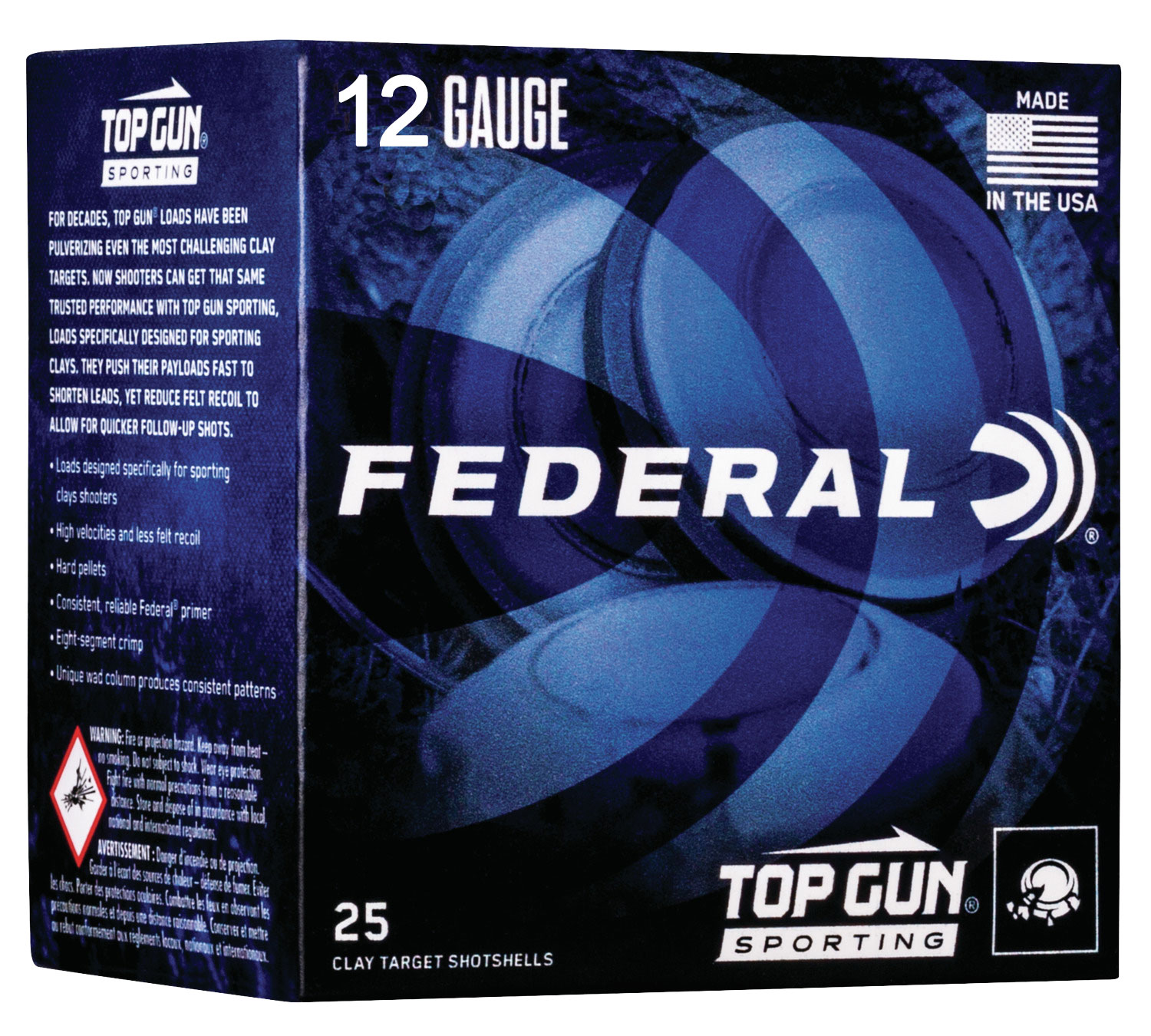 Federal Ammunition FDR 12G 2.75-1-7.5 1250 25RD 12 ga - Purp view 3