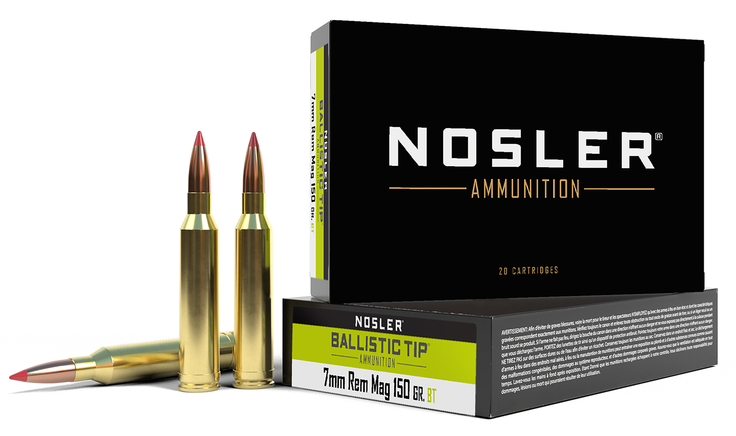 Nosler NOS 7MM 150GR BTIP 20RD 7mm Rem Mag - Purple Mountain view 3