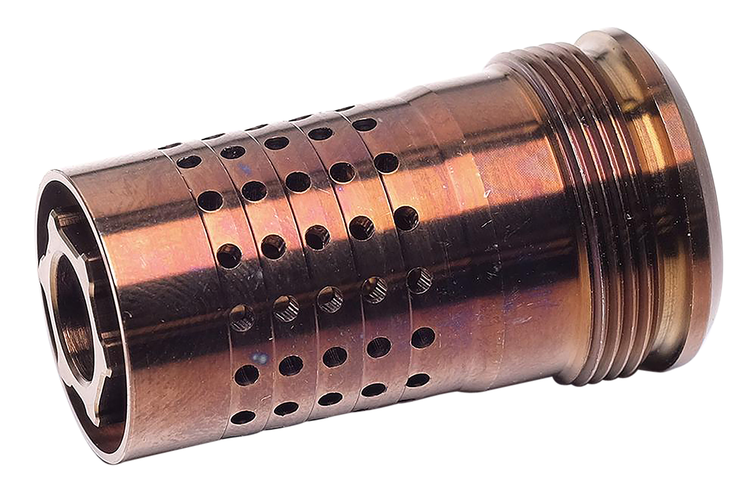 Q LLC CB1228 Cherry Bomb 22 Cal (5.56mm) Copper 17-4 Stainless Steel with 1/2"-28 tpi Threads & 1.64" OAL