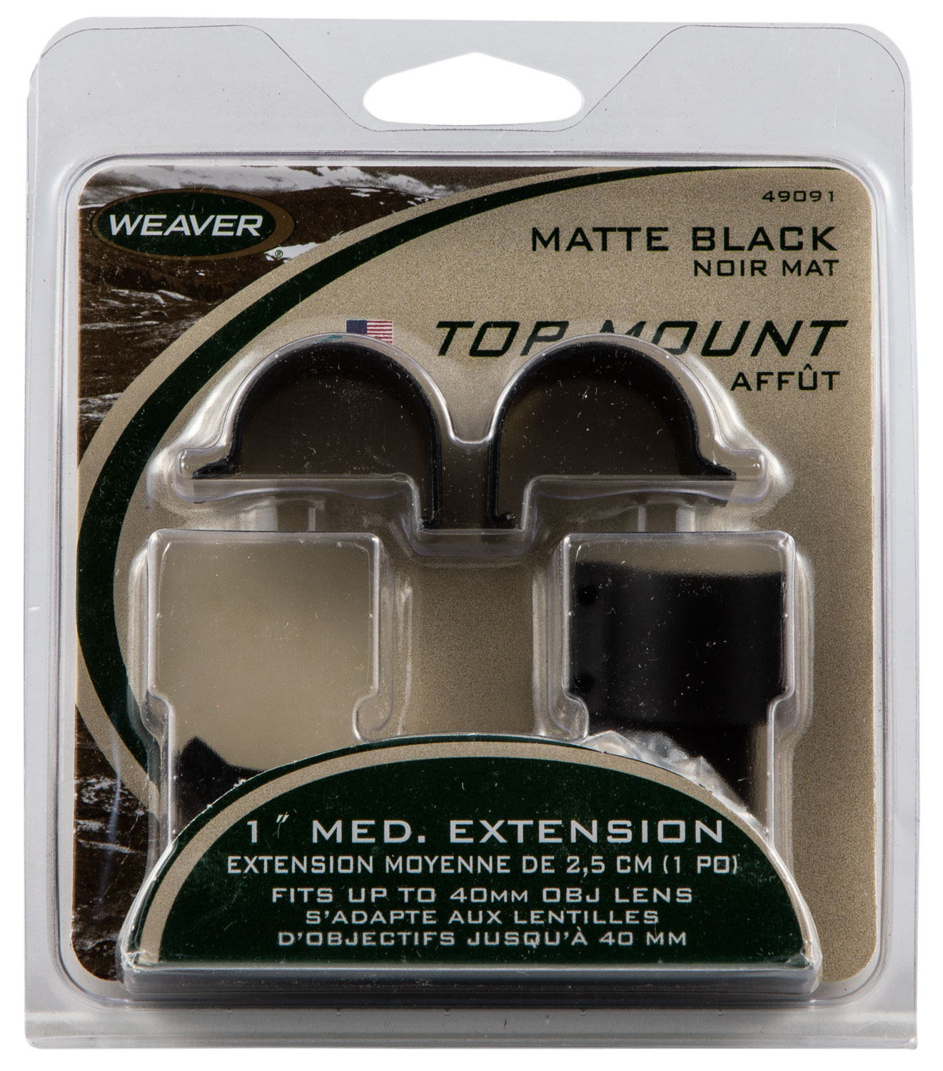 Weaver Detach Top Mount — Detach Top Mt - 2A in MD view 2