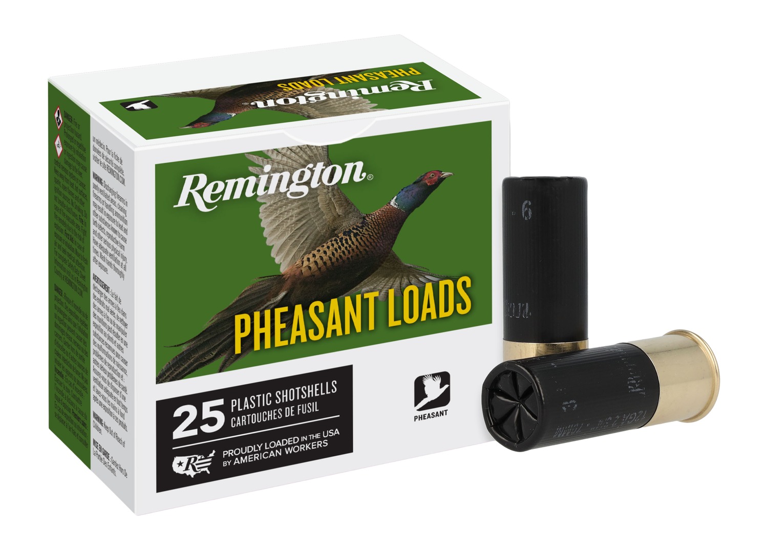 Remington Ammunition 20024 Pheasant 12Gauge 2.75" 1 1/4oz 5Shot 25 Per Box/10 Case