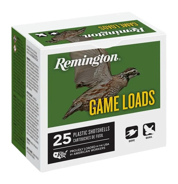 Remington Ammunition 20032 Game Load 12Gauge 2.75" 1oz 8Shot 25 Per Box/10 Case