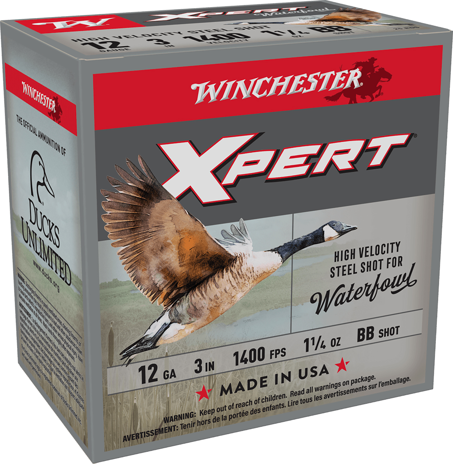 Winchester Ammo WEX123HBB Super X Xpert 12Gauge 3" 1 1/4oz BBShot 25 Per Box/10 Case