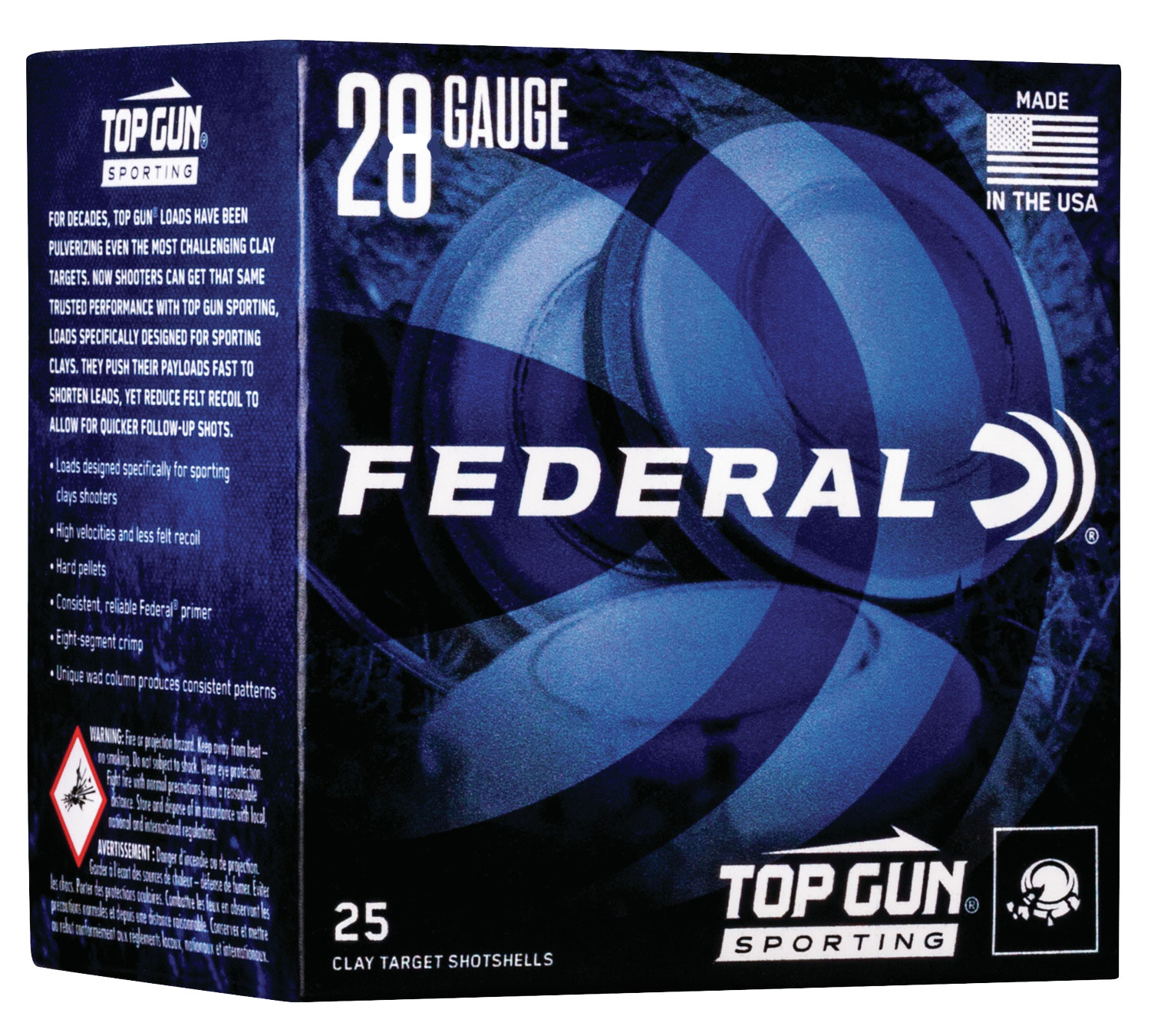 Federal Top Gun 28 Gauge 2.75" - Purple Mountain Armory view 3