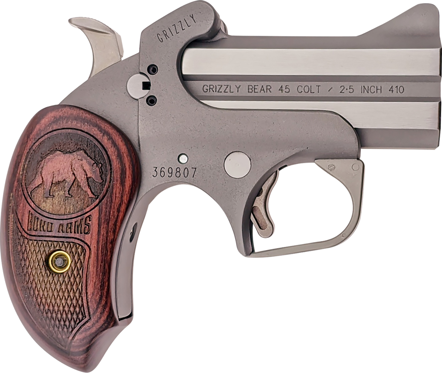 Bond Arms Grizzly 410 Bore | 45 Colt - Purple Mountain Armor view 3