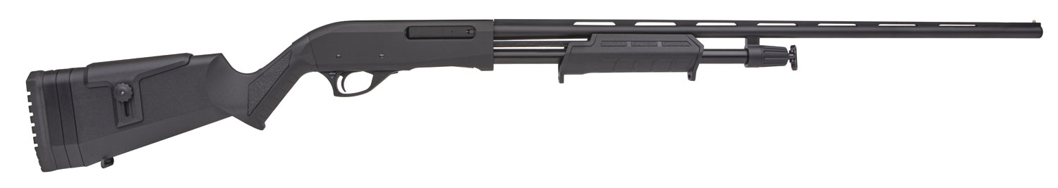 Rock Island PA410H26 All Generations  410 Gauge 3" 5+1 26" Black Anodized Contoured/Smooth Bore/Vent Rib Barrel, Black Fixed w/Adjustable Cheek Rest Stock