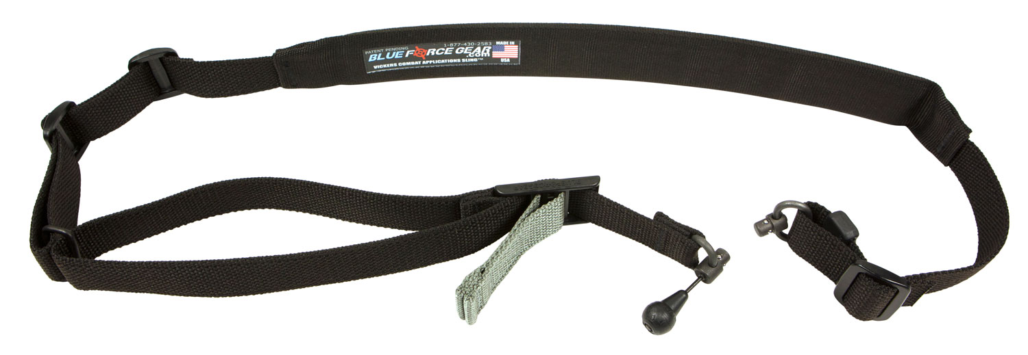 Blue Force Gear VCAS2TO1RED200AABK Vickers 221 Black Cordura Padded One-Two Point AR Platform