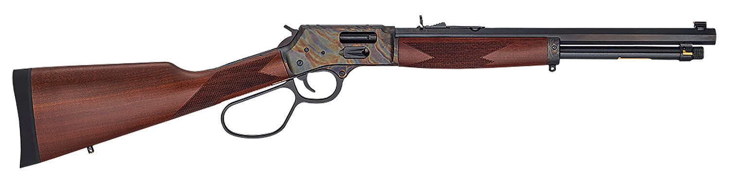 Henry H012GMRCC Big Boy Side Gate Full Size 38 Special/357 Mag 7+1 16.50" Blued Octagon Barrel, Color Case Hardened Steel Receiver, American Walnut Stock Right Hand
