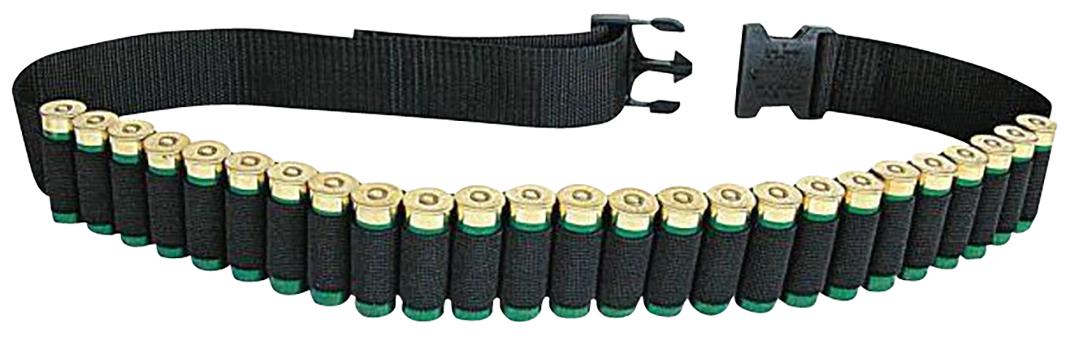 Allen 211 Shotgun Shell Belt Black Cordura 25rd Shotgun Waist Mount