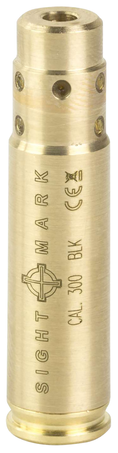 Sightmark SM39043 Boresight Red Laser for 300 Blackout/ 7.62x35mm Brass Includes Battery Pack & Carrying Case
