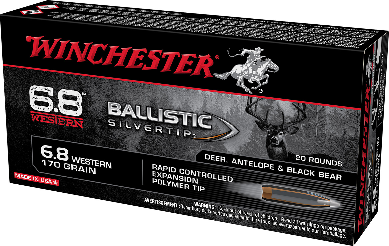 Winchester Ammunition 6.8 Western - 2A in MD view 2