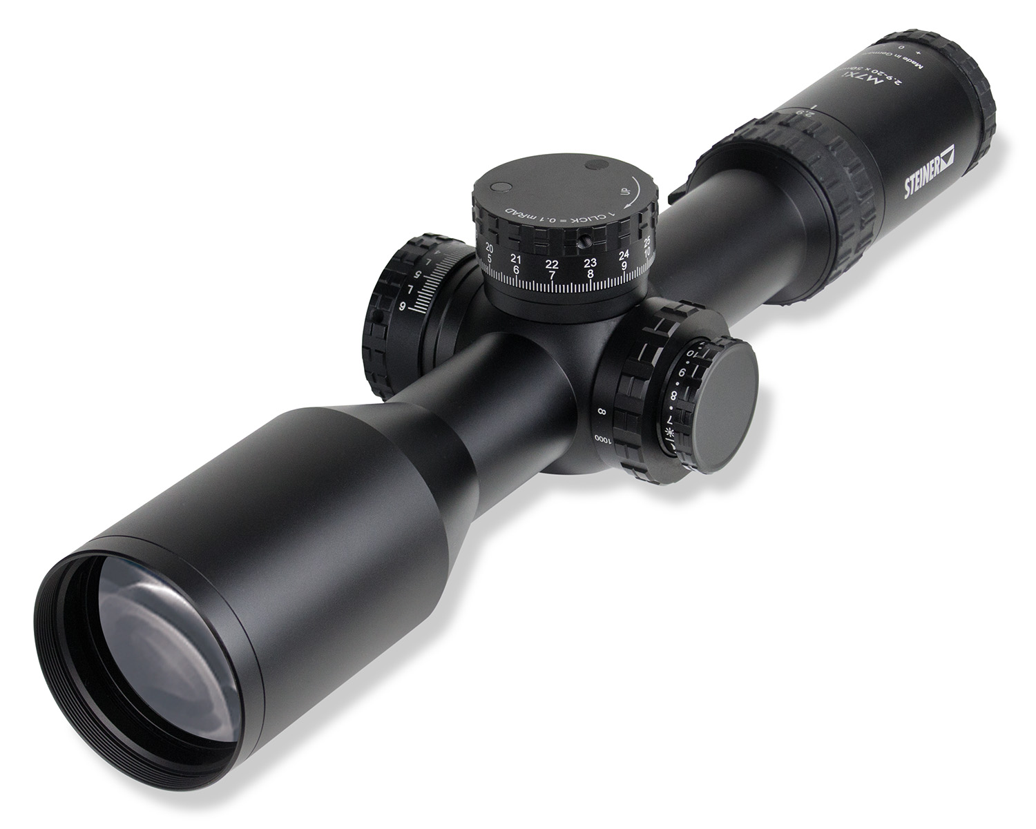 Steiner 8717-T3 M7Xi M-Series Black 2.9x2050mm, 34mm Tube Tremor 3 Reticle