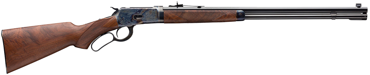 Winchester Repeating Arms 534283141 Model 1892 Deluxe Takedown Full Size 45 Colt (LC) 11+1 24" Polished Blued Octagon Barrel, Color Case Hardened Steel Receiver, Grade V/VI Walnut Fixed Stock