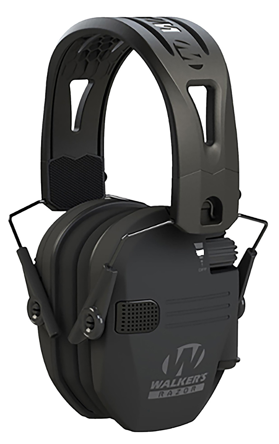 WALKERS WKR RAZOR TAC-GRP ELC MUFF BLK - Purple Mountain Arm view 2