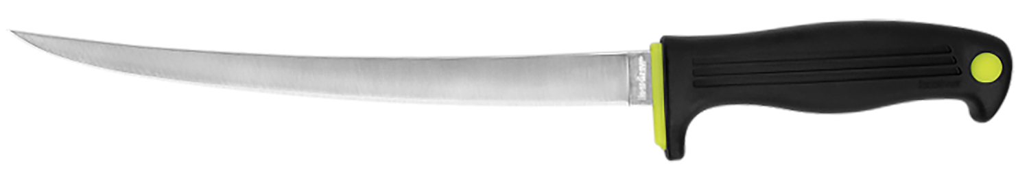 Kershaw 1259X Clearwater 9" Fixed Fillet Plain Satin 420J2 SS Blade Black Co-polymer Handle Includes Sheath