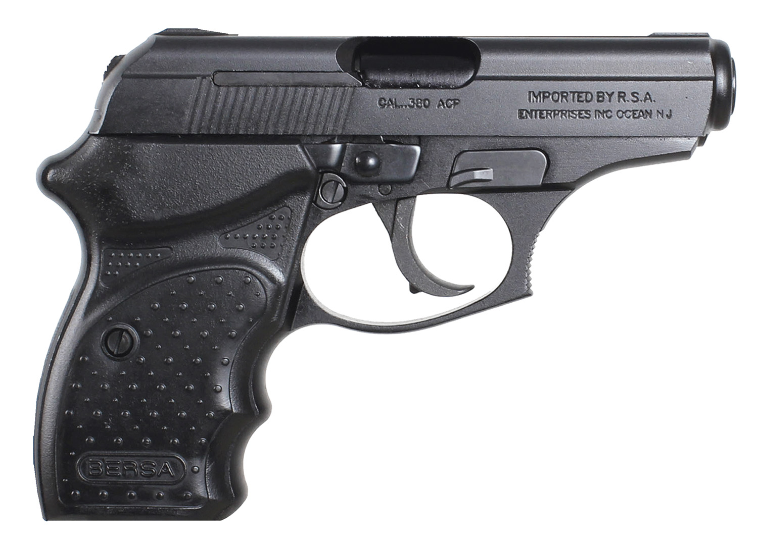 Bersa THUN380MLTCC Thunder Micro-Compact Frame 380 ACP 7+1, 3.50" Black Steel Barrel, Matte Black Serrated Steel Slide & Aluminum Frame