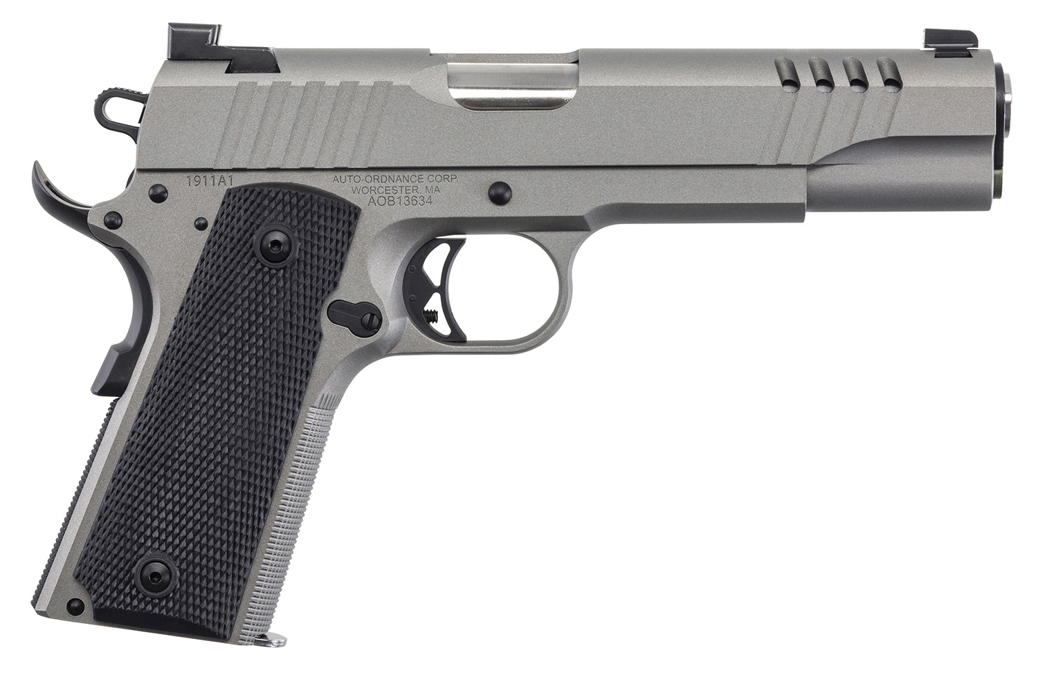 Auto-Ordnance - Thompson 1911 Stainless 45 ACP - Jimmy's Cre view 2
