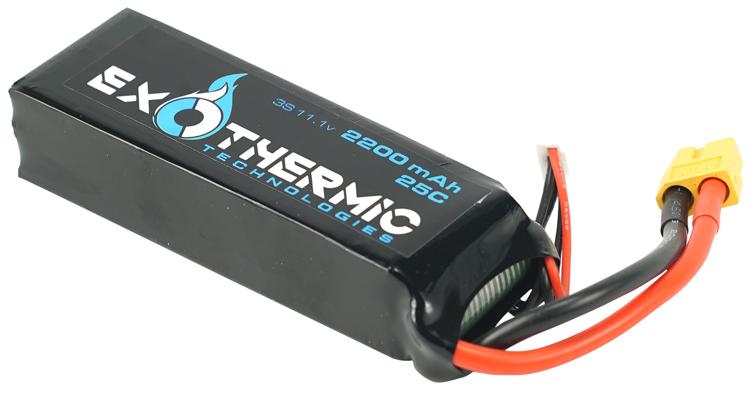 Exothermic Technologies BATTERY2200 Spare Battery Black 11.1 Volts Lithium Polymer 2200 mAh