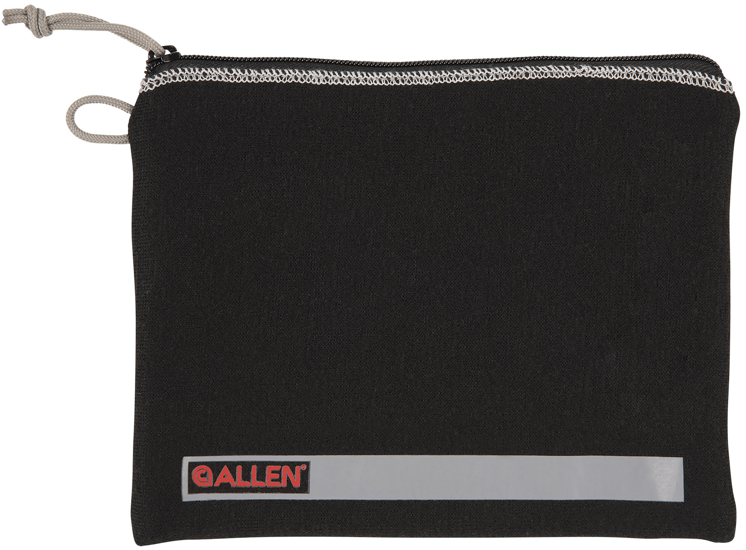 Allen 3628 Pistol Pouch Black Polyester w/Lockable Zippers, ID Label & Fleece Lining Holds Full Size Handgun 7" L x 9" W Interior Dimensions