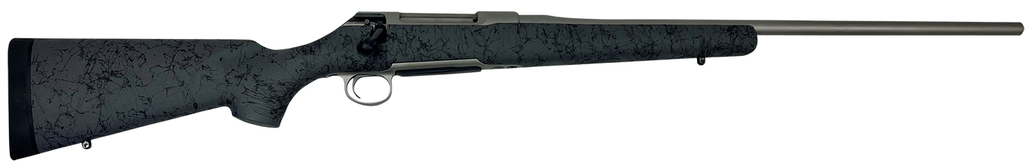Sauer S1HSGFT65C 100 6.5 Creedmoor Caliber with 5+1 Capacity, 22" Barrel, Gray Cerakote Metal Finish & Gray Black Webbed Fixed HS Precision Stock Right Hand (Full Size)