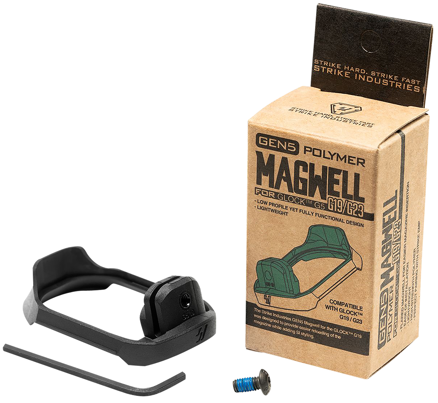 Strike Industries GEN5 Magwell for GLOCK - Purple Mountain A view 3