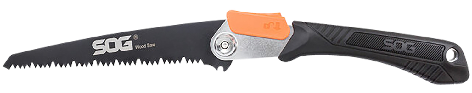 S.O.G SOGF10NCP Wood Saw Folding Saw 8.25" Black High Carbon Steel Blade Black GRN Handle 17.25" Long