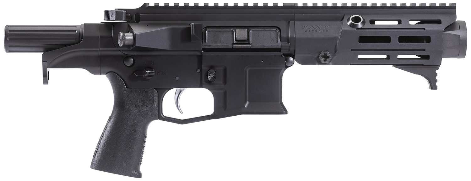 Maxim Defense MXM50803 PDX 505-SPS 5.56x45mm NATO Caliber with 5.50" Barrel, 20+1 Capacity, Black Metal Finish, Black Polymer Grip