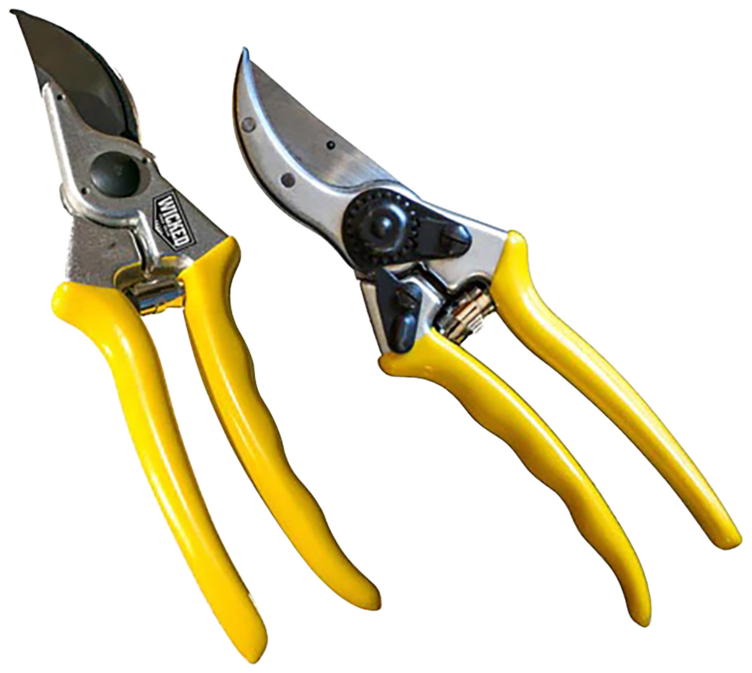 Wicked Tree Gear WTG017 Hand Pruner Aluminum/Yellow Handle
