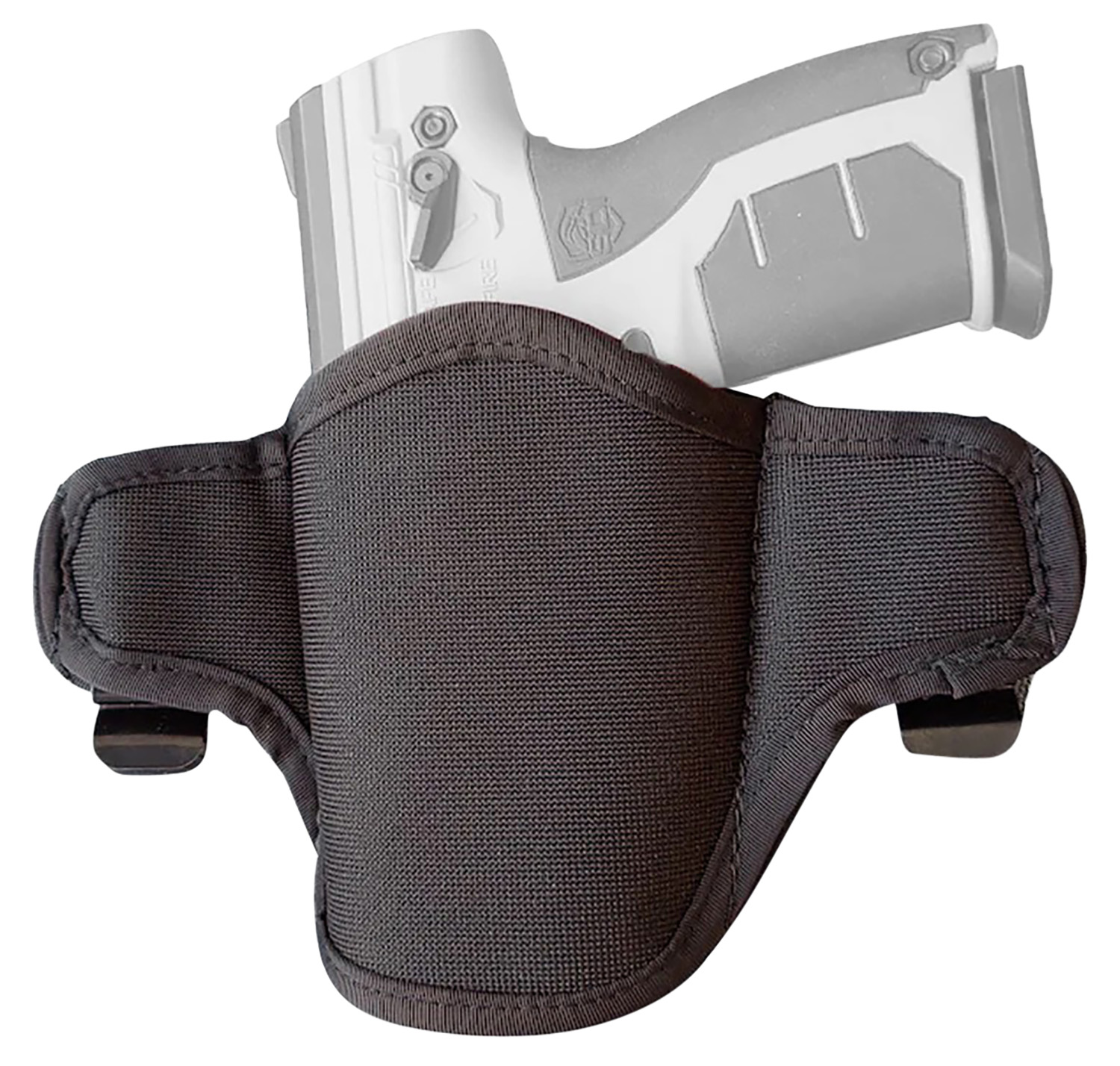 Byrna Technologies RH68311 Waistband IWB/OWB Black Nylon Belt Clip Compatible w/ Byrna SD/SD XL/HD/HD XL Ambidextrous