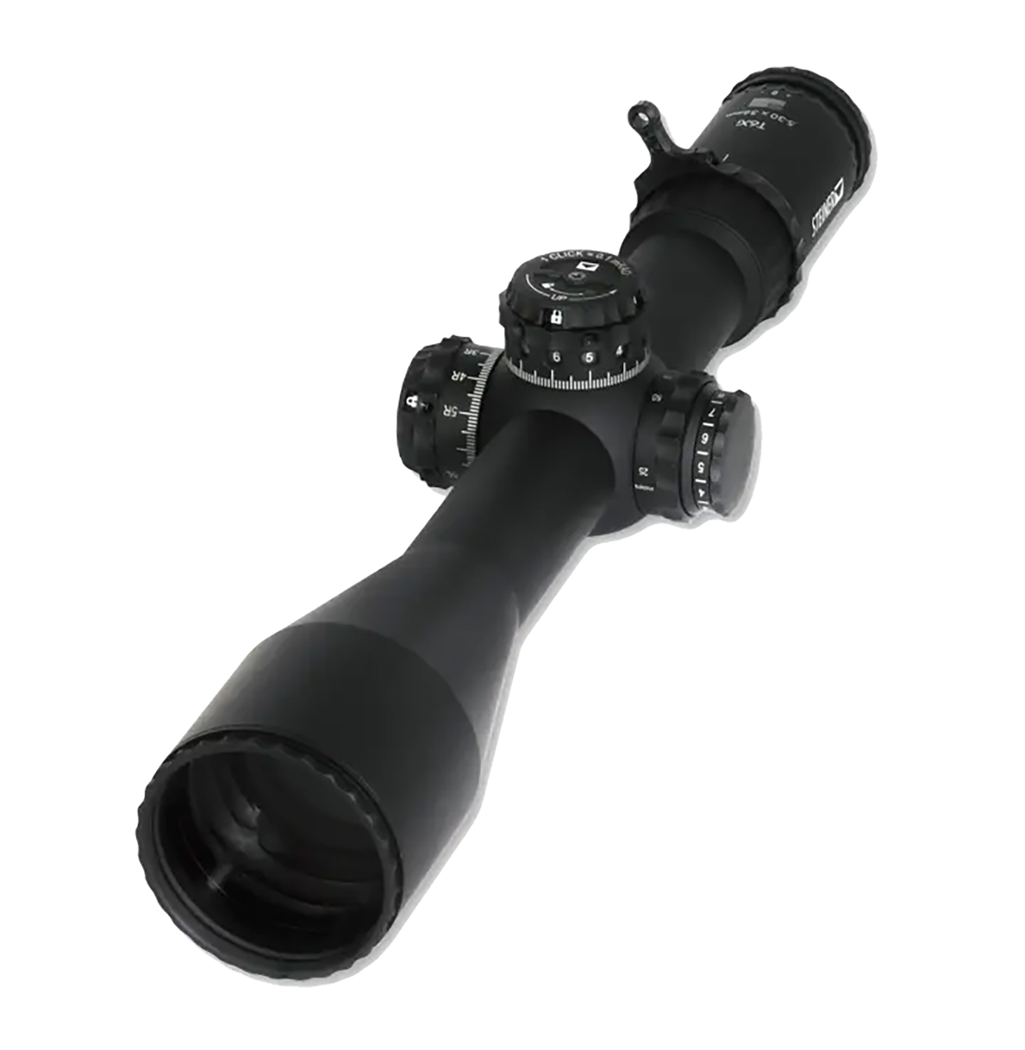 Steiner 5125 T6Xi Black 5-30x56mm 34mm Tube Illuminated SCR2 MIL Reticle Features Throw Lever