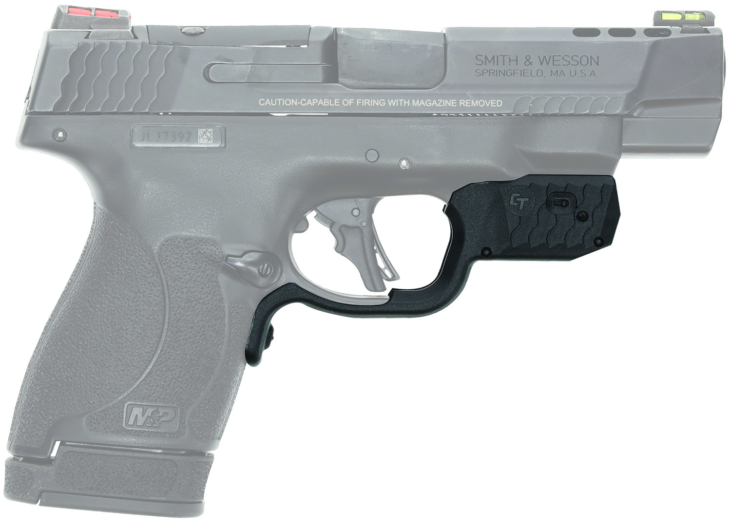 Crimson Trace Laserguard S&W Shield Plus Grn - Jimmy's Creek view 2