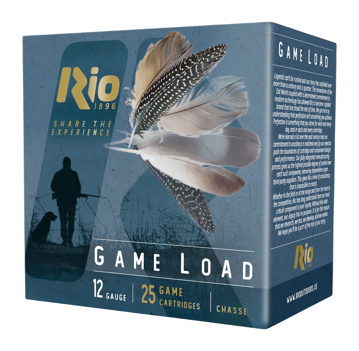 Rio Ammunition TGHV366 Texas Game Load High Velocity 12Gauge 2.75" 1 1/4oz 6Shot 25 Per Box/10 Case