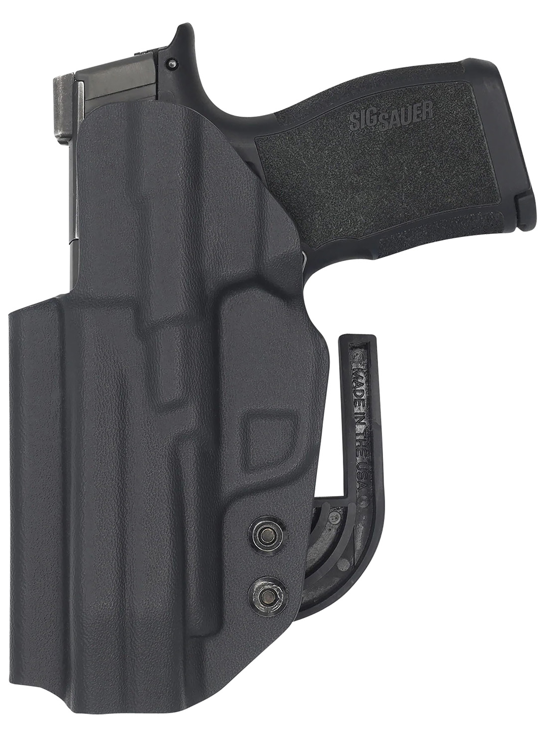 C&G Holsters 0252100 Covert IWB Black Kydex Belt Clip Fits Sig P365XL Right Hand