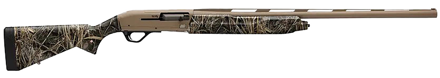 Winchester Repeating Arms 511304391 SX4 Hybrid Hunter 12 Gauge 3" 4+1 (2.75") 26", FDE Cerakote Barrel/Rec, Realtree Max-7 Furniture, TruGlo Fiber Optic Sight