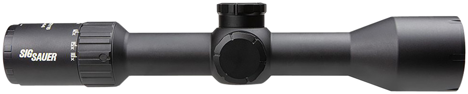 Sig Sauer Electro-Optics SOW63113 Whiskey6 Black 3-18x44mm 30mm Tube Quadplex Reticle