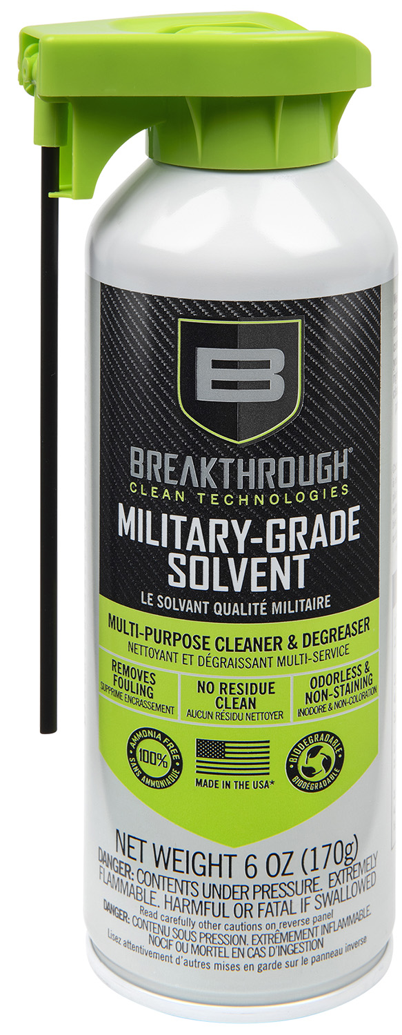 Breakthrough Clean Technologies Military Grade Solvent 6 oz Aerosol