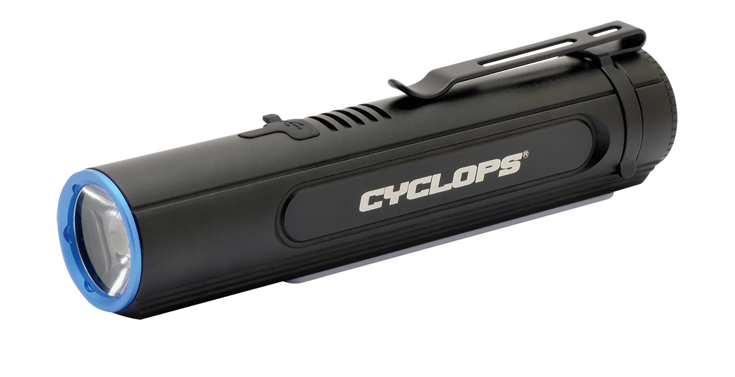 Cyclops CYC-FL2000COB Ultra Bright COB Utility Light Black 500/2000 Lumens White COB/WLED